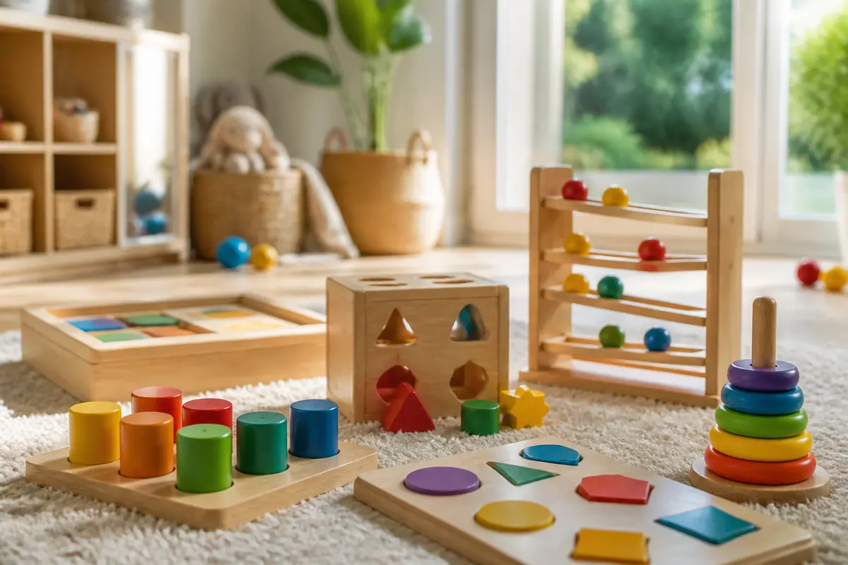 Cadeau motricité bébé 1 an : Jouets d’éveil et idées