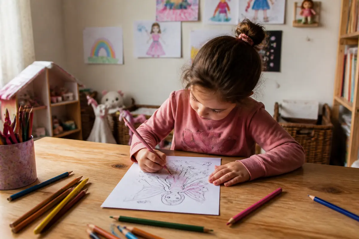 Coloriages de fée à imprimer : 42 dessins PDF gratuits