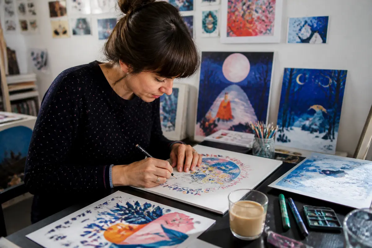 Peggy Nille : livres, artiste &amp; univers mirifique à découvrir